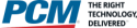 Logo of PCM: The Right Technology, Delivered.